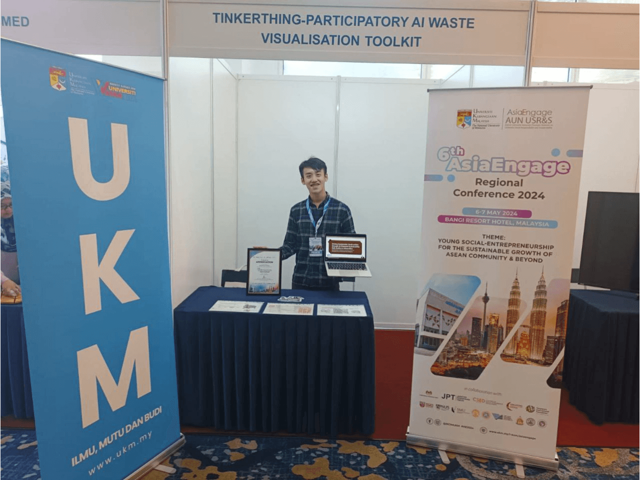 TinkerThings Booth at 6th AsiaEngage Conference