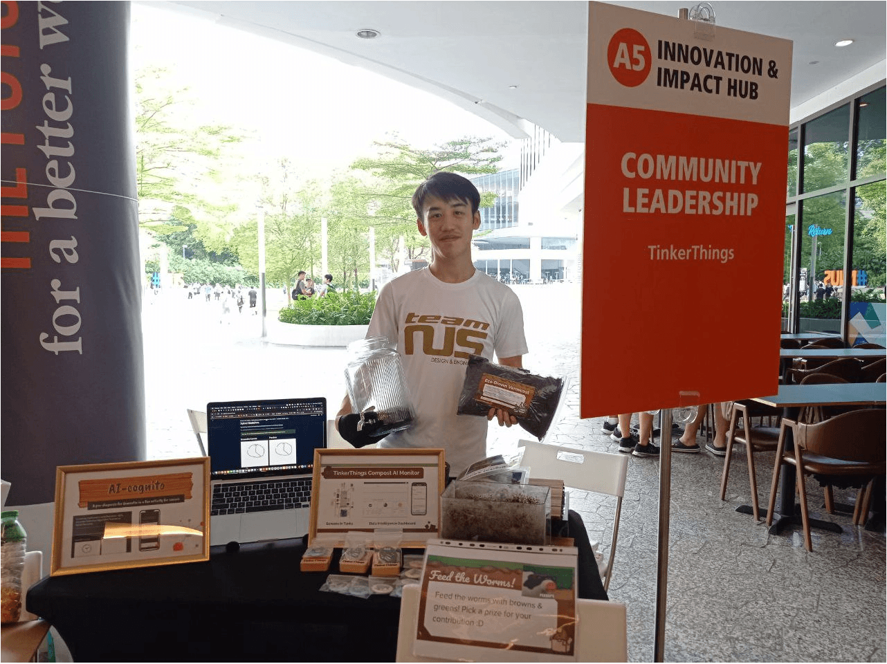 TinkerThings Booth at NUS Open House